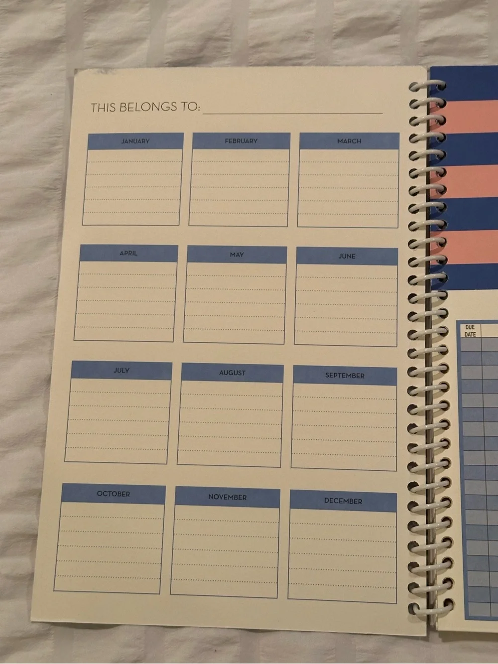 💥 $5 if Bundled - Budget Planner Spiral Notebook Home Finance & Bill Organizer